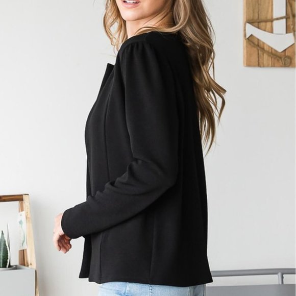 Heimish Full Size Open-Front Blazer - Picture 7 of 8